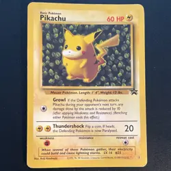 Pokemon TCG #58 Pikachu - Common, English, HP60, Base Set, 1999 - Image 1
