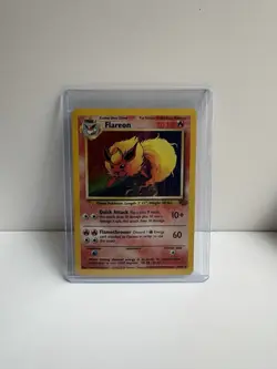 Pokemon Jungle Flareon Holo – Vintage 3/64 LP - Image 1