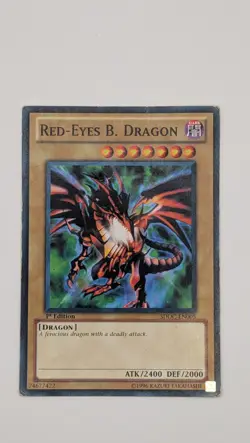 Yugioh - Red Eyes Black Dragon | SDDC-EN003 | 1st Edition | - Image 1