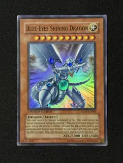 Blue-Eyes Shining Dragon #MOV-EN001 - YuGiOh! TCG - Super Rare - Limited Edition - Image 1