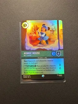 Disney Lorcana TCG Minnie Mouse Mrs. Cratchit 213/204 Epic Winterspell Holo - Image 1