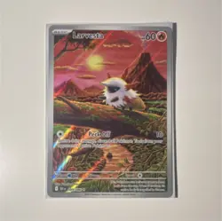 Pokemon TCG Larvesta 099/086 Sv: Black Bolt Illustration Rare Holo Basic Card - Image 1