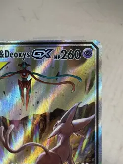 Espeon & Deoxys GX SM240 SM Holo Black Star Promo Card NM - Image 5