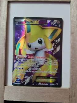 Jirachi EX - 98/101 -Black and White-Plasma Blast- Full Art -Ultra Rare Card MP - Image 1