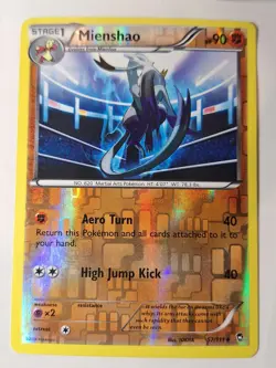Mienshao 57/111 XY Furious Fists Reverse Pokemon Holo Foil Nice! - Image 1