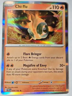 Chi-yu 029/182- Paradox Rift Pokemon Holo Foil Nice! - Image 1