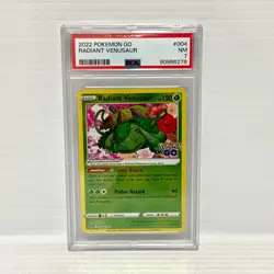 PSA 7 Radiant Venusaur 004/078 - Pokemon Go - Graded Pokemon Card - Image 1
