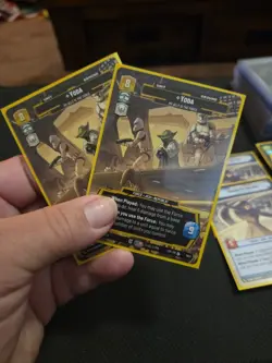 Star Wars Unlimited LOF Yoda My Ally Is The Force Prestige Card 1057 rare - Image 1