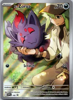 N's Zorua Promo SV: Scarlet & Violet Promo Cards 189 NM - Image 1