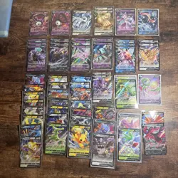 57 Card Pokemon TCG Foil Lot V Majority NM Sword And Shield - Image 1
