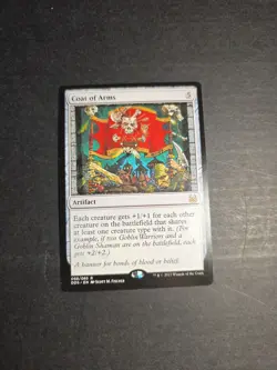 Magic: The Gathering Artifact Coat of Arms Rare Regular Card - Image 1