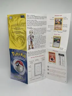VINTAGE Pokemon Trading Card Game TCG Rulebook Version 1 Rule Manuel 1999 - Image 3