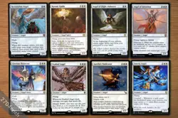 Lot of 8 Rare White Angels *NM* Magic MTG Set Commander Angel Deck Building EDH - Image 1
