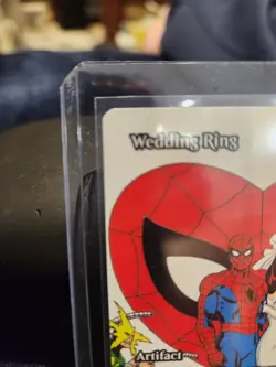 Magic The Gathering Spider-Man Artifact Wedding Ring #M0007 - Image 2
