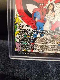 Magic The Gathering Spider-Man Artifact Wedding Ring #M0007 - Image 5
