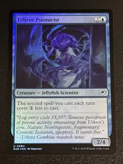 MTG Edge of Eternities Uthros Psionicist Foil 0084 NM - Image 1