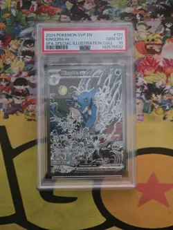 2024 Pokemon SV Black Star Promo SVP Kingdra ex #131 Special Illustration PSA 10 - Image 1