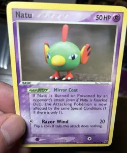 Natu 66/107 Deoxys Non Holo Pokemon TCG 2005 Single Card - Image 1