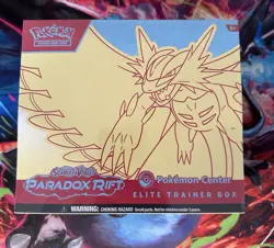 Paradox Rift Pokemon Center ETB Roaring Moon Sealed *CASE FRESH* - Image 1
