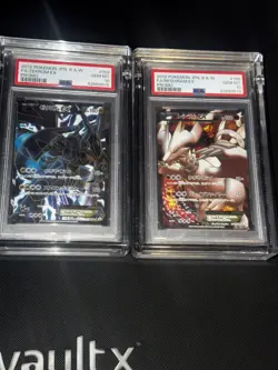 PSA 10 Zekrom EX 159/BW-P Reshiram Ex 158/BW-P Promo Set 2012 Pokemon Japanese - Image 2
