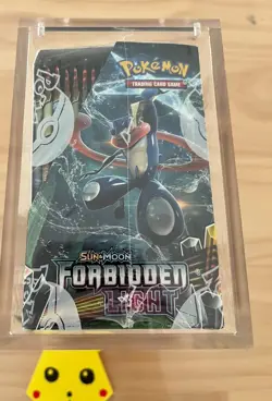 Pokemon Sun & Moon Forbidden Light Booster Box Sealed w/ Acrylic Case x 2 w pack - Image 3
