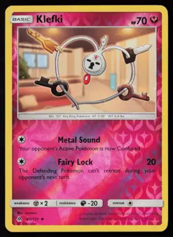 Klefki 89/131 Reverse Holofoil Pokemon TCG SM - Forbidden Light LP - Image 1