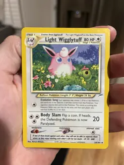 Pokemon Neo Destiny - Dark Flaaffy, Light Wigglytuff, Light Venomoth - LP - Image 4