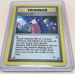 Sabrina’s ESP 117/132 – Gym Heroes - LP - 2000 Pokemon TCG - Image 5