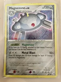 Pokemon TCG Magnezone Diamond & Pearl 8/130 Holo Holo Rare HP - Image 1