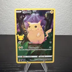 Pikachu 005/025 Full Art Pokemon 25th Anniversary Celebrations Holo Foil - Image 1