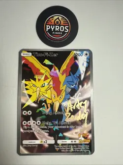 Pokemon. Artsy Zardsy Signed 1st Edition Legendary Birds Thu-fi-zer. - Image 1