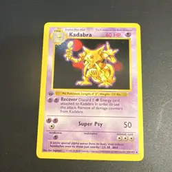 Pokemon TCG Kadabra 1st Edition Shadowless Base Set - Image 1