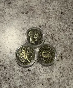 Yu-Gi-Oh! - Three Gold Coins - Official YCS Pre-Reg Coin - Image 1