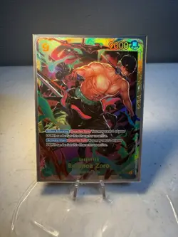 One Piece | Roronoa Zoro | OP06-118 | PRB02 (REPRINT) | Secret Rare (SEC) | NM - Image 1