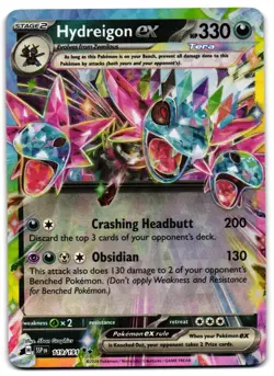Hydreigon ex 119/191 - Surging Sparks Double Rare Pokemon TCG - M/LP Card - Image 1