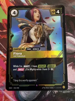 Riftbound Fiora 232/298 Foil Card Riftbound League of Legends English - Image 1