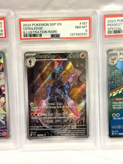 Pokemon PSA Graded Card Lot 5 Cards - PSA 9 8 5 - Pidgeot Ceruledge Baxcalibur + - Image 5