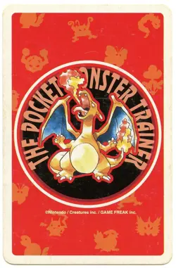 1996 Grimer 5 of Spades Pokemon Red Charizard Playing Card Japan Original - Image 3