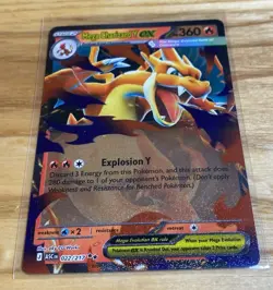 Mega Charizard Y ex 022/217 ME: Ascended Heroes Pokemon TCG Double Rare Card NM - Image 1