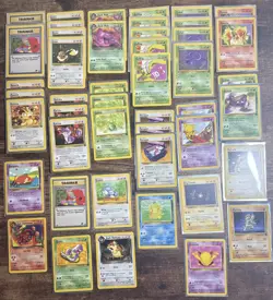 Pokemon TCG Vintage Common Uncommon 46 Cards Lot Team Rocket Varied Condition - Image 1