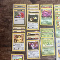 Pokemon TCG Vintage Common Uncommon 46 Cards Lot Team Rocket Varied Condition - Image 2