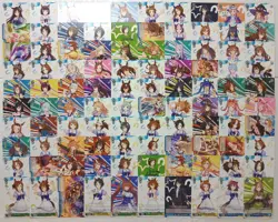 Lot of 100 Japanese Weiss Weiβ Schwarz Uma Musume Pretty Derby Card Set - Image 1
