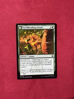 Earthbending Lesson - Avatar The Last Airbender TLA MTG Magic The Gathering #176 - Image 1