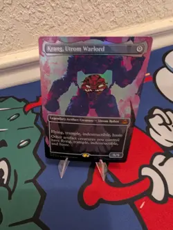 Krang, Utrom Warlord - Foil - Borderless, English Magic the Gathering - Image 1