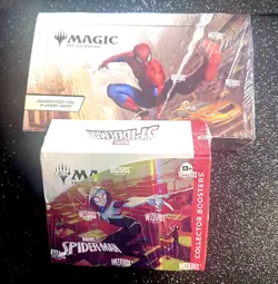 Magic The Gathering Spider-Man Collector Booster Box & Set Booster MTG Sealed - Image 1