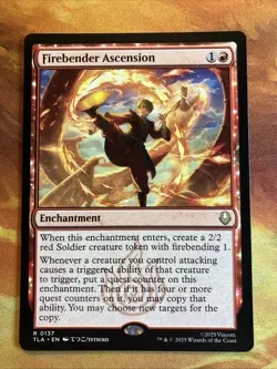MTG Firebender Ascension Avatar: The Last Airbender Red Rare Near-Mint!! - Image 1