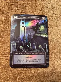 Sorcery: Contested Realm GOTHIC Cold Foil Elite Master Necromancer NM - Image 1