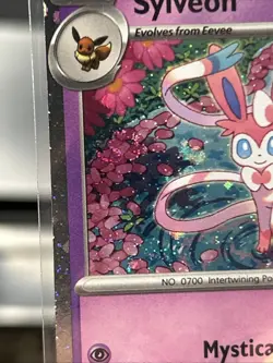 Pokemon Sylveon #172 NM Cosmo Holo Swirl SV Promo - Image 2