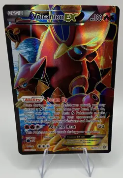 Pokemon TCG Volcanion EX (Full Art) 107/114 XY - Steam Siege Holo - Image 1
