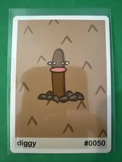 Diggy (Diglett) #50 - Gen 1 Pookiemoot Fan Art - Pokemon - Image 1